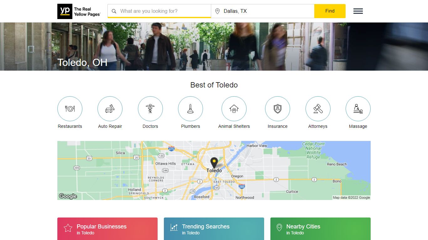 The Real Yellow Pages® - Toledo, OH Directory - YP.com